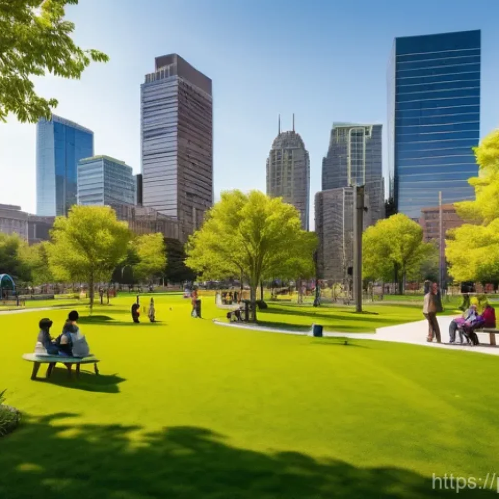 화이트 오스트레일리아 정책과 폐지 - **Prompt 1: "A lively and diverse urban park scene on a warm, sunny afternoon. Families and individu...